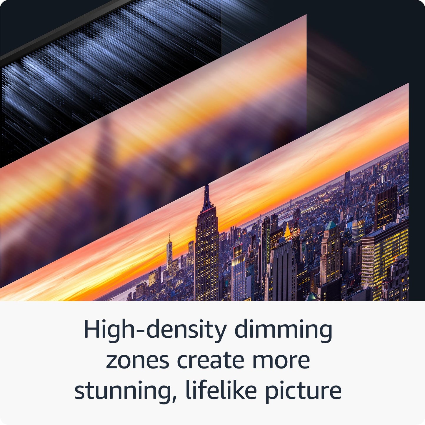 Amazon Fire TV 85" Omni Mini-LED Series, QLED 4K UHD smart TV, Dolby Vision IQ, 144hz gaming mode, Ambient Experience, hands-free with Alexa, 2024 release
