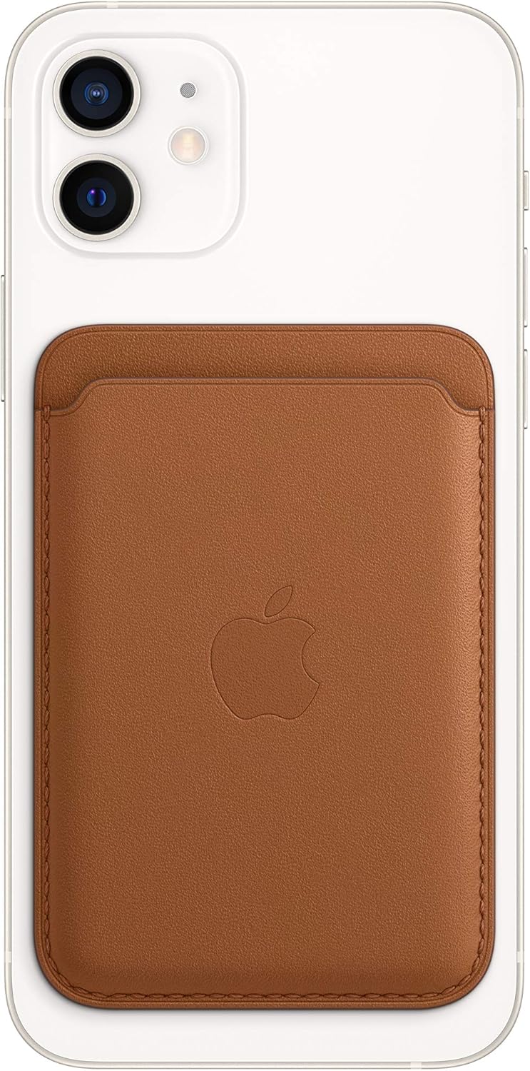 Apple Leather Wallet with MagSafe (for iPhone) - Saddle Brown (Previous Version, Without Find My)