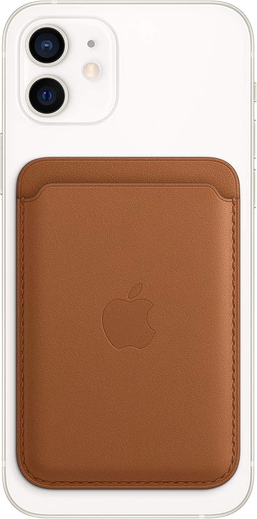 Apple Leather Wallet with MagSafe (for iPhone) - Saddle Brown (Previous Version, Without Find My)