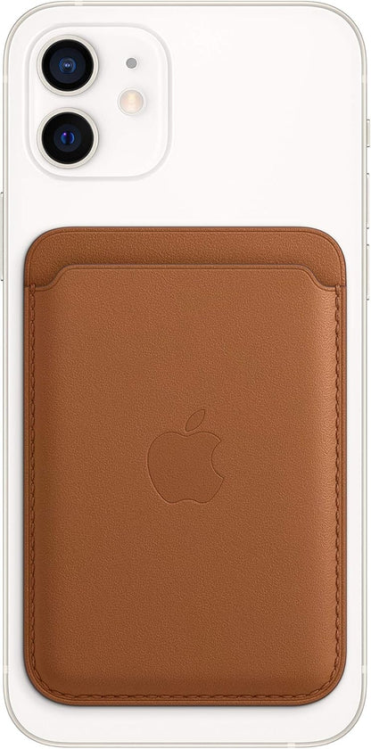 Apple Leather Wallet with MagSafe (for iPhone) - Saddle Brown (Previous Version, Without Find My)