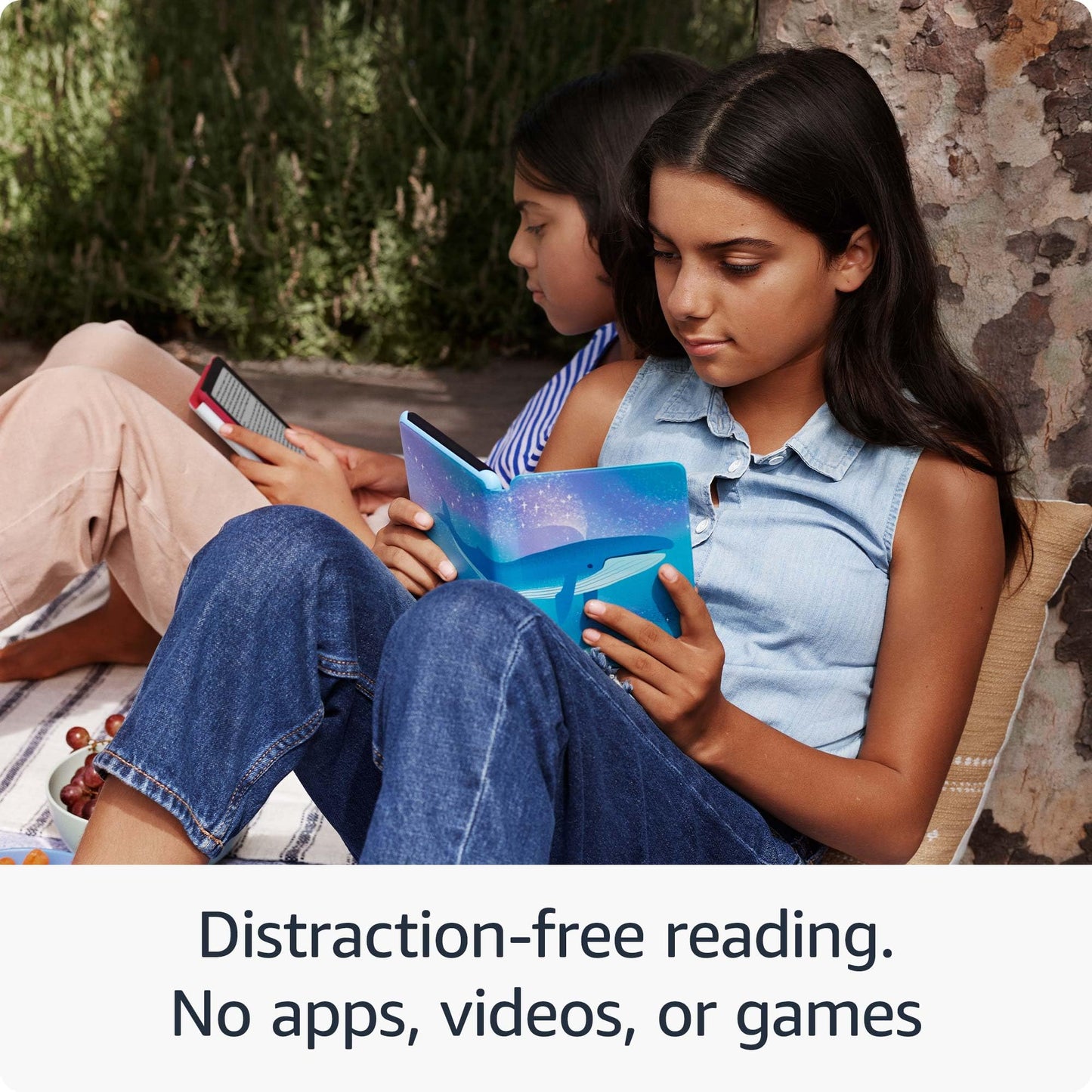 Amazon Kindle Kids 16GB (newest model) - If it breaks, we will replace it, includes ad-free books and cover, with glare-free display, faster page turns - Unicorn Valley