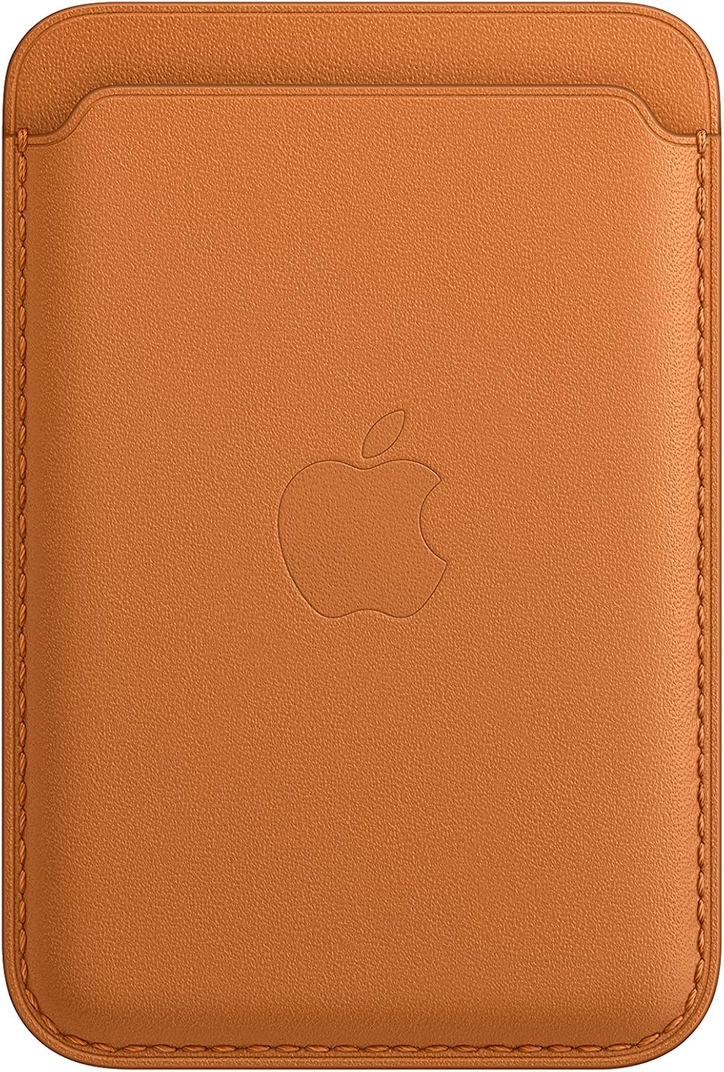 Apple Leather Wallet with MagSafe (for iPhone) - Now with Find My Support - Golden Brown