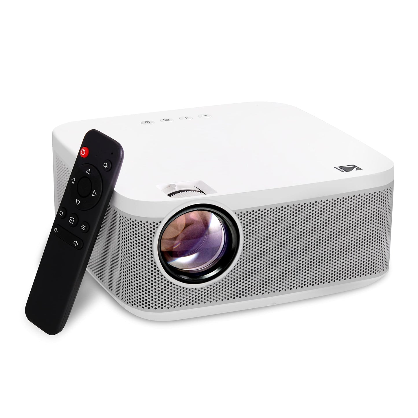 KODAK FLIK X10 Full HD Multimedia Projector | Mini Portable Compact Home Theater System with Remote Control, Native 1080p Video Projection & HDMI Cable | Watch Movies from iPhone, Laptop & More