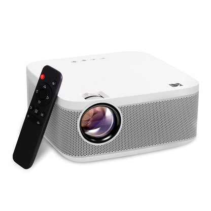 KODAK FLIK X10 Full HD Multimedia Projector | Mini Portable Compact Home Theater System with Remote Control, Native 1080p Video Projection & HDMI Cable | Watch Movies from iPhone, Laptop & More