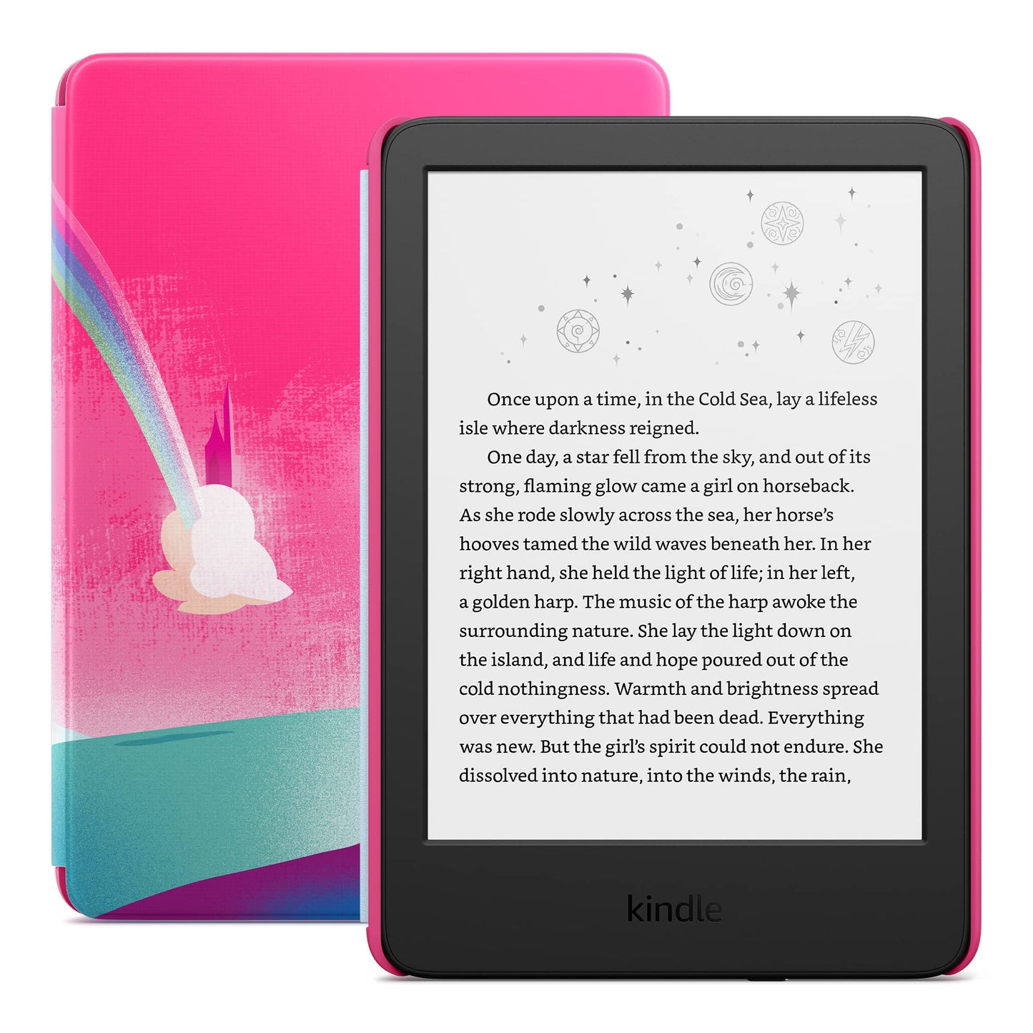 Kindle Kids (2022 release) - Includes access to thousands of books, a cover, and a 2-year worry-free guarantee - Unicorn Valley