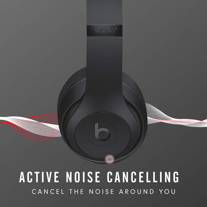 Beats Studio3 Wireless Noise Cancelling Over-Ear Headphones Matte Black (Latest Model)