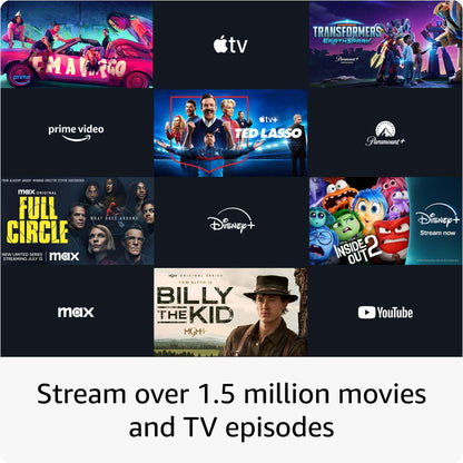 Amazon Fire TV Stick Lite, free and live TV, Alexa Voice Remote Lite, smart home controls, HD streaming
