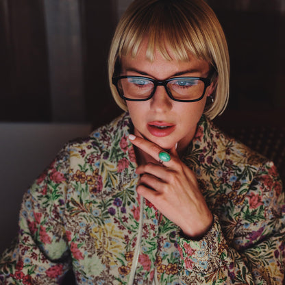 Amazon Echo Frames, an Alexa device (newest model), Smart glasses with Alexa, Cat Eye frames in Brown Tortoise with blue light filtering lenses