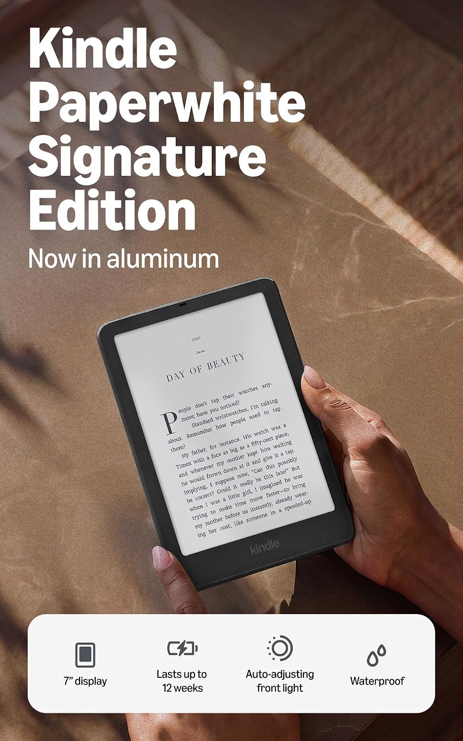 Amazon Kindle Paperwhite Signature Edition 32GB 7" Aluminum E-Reader (2026) - Graphite