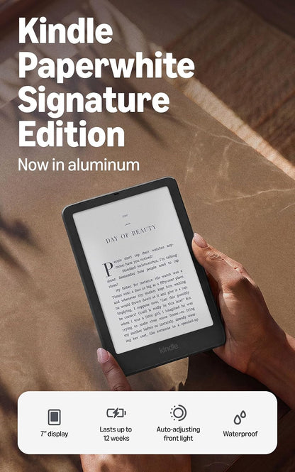 Amazon Kindle Paperwhite Signature Edition 32GB 7" Aluminum E-Reader (2026) - Graphite