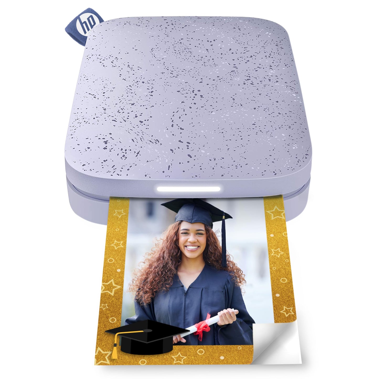 HP Sprocket 2x3" Instant Smartphone Photo Printer - Portable Color Wireless Mobile Printer - Zink Sticky-Back Photos - Print from Compatible iOS & Android Devices with Bluetooth w/Fun App - Purple