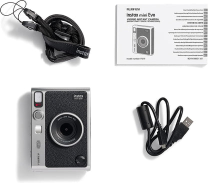 Fujifilm Instax Mini EVO Instant Camera - Black