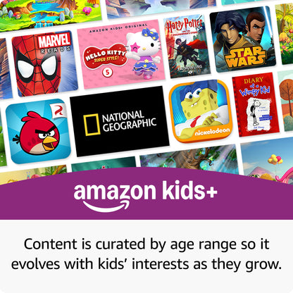 Amazon Fire HD 8 Kids Pro tablet (newest model), ages 6-12. Bright 8" HD screen, includes ad-free content, parental controls, 13-hr battery, slim case for older kids, 32GB, Marvel Avengers