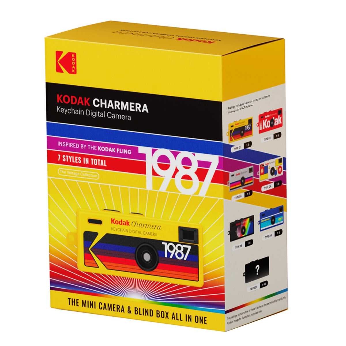 Kodak Charmera Keychain Mini Digital Camera Blind Box - Single