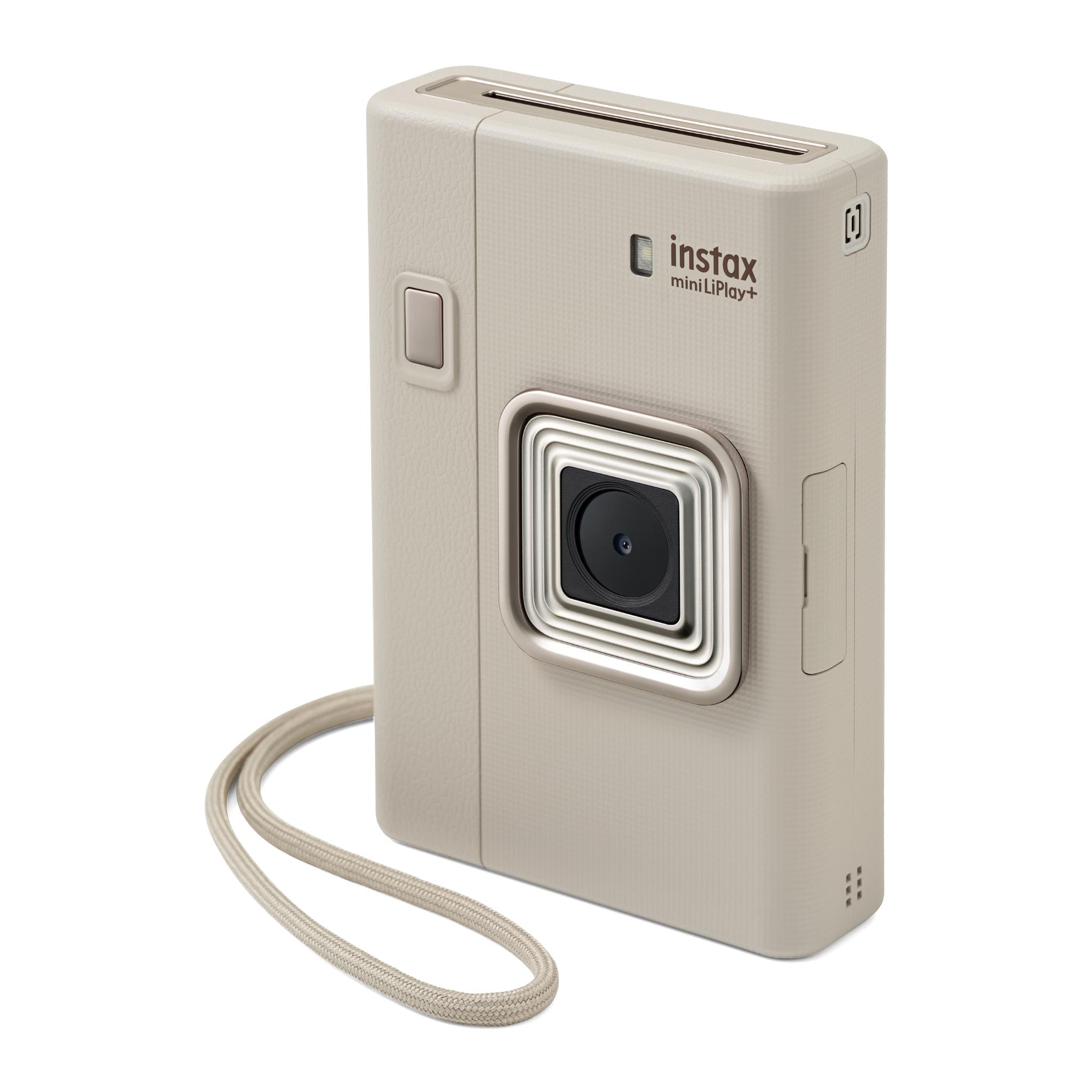 Fujifilm INSTAX Mini LiPlay+ Hybrid Instant Camera - Sand Beige