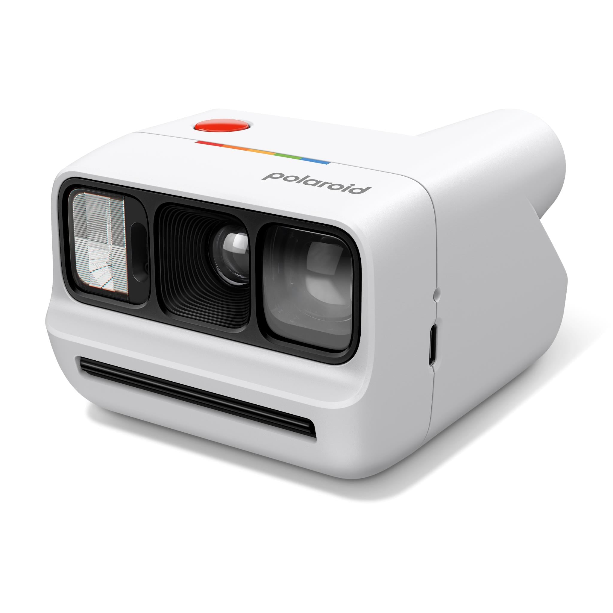 Polaroid Go Gen 3 Compact Analog Instant Camera & Color Film Bundle - White