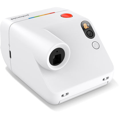 Polaroid Go Gen 3 Compact Analog Instant Camera & Color Film Bundle - White