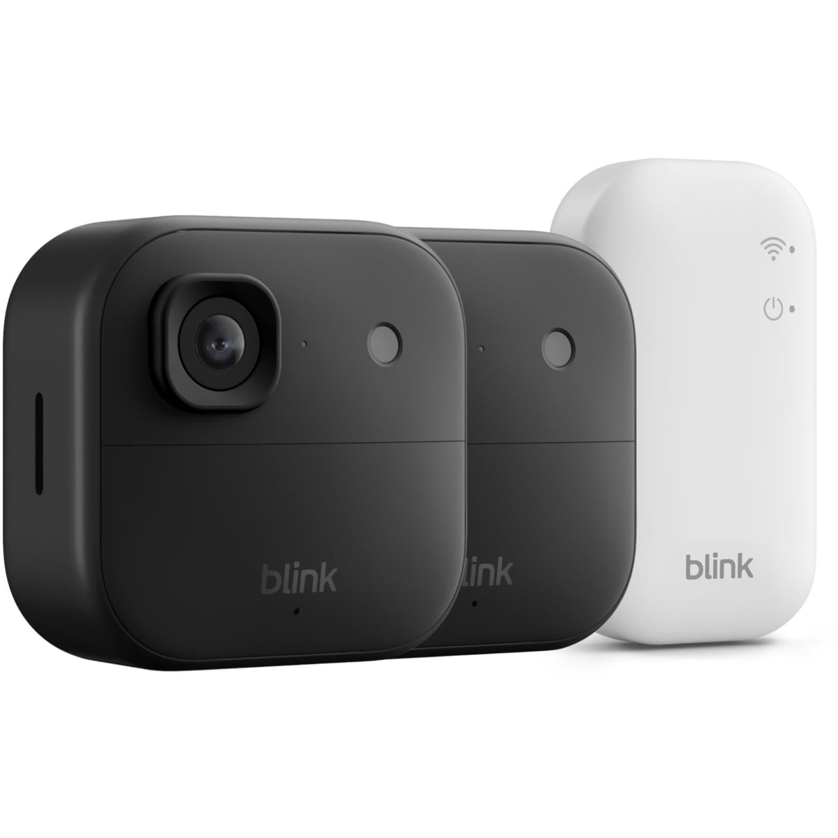 Blink Outdoor 2K+ Wireless Smart Security Camera - 2 Camera System - Black