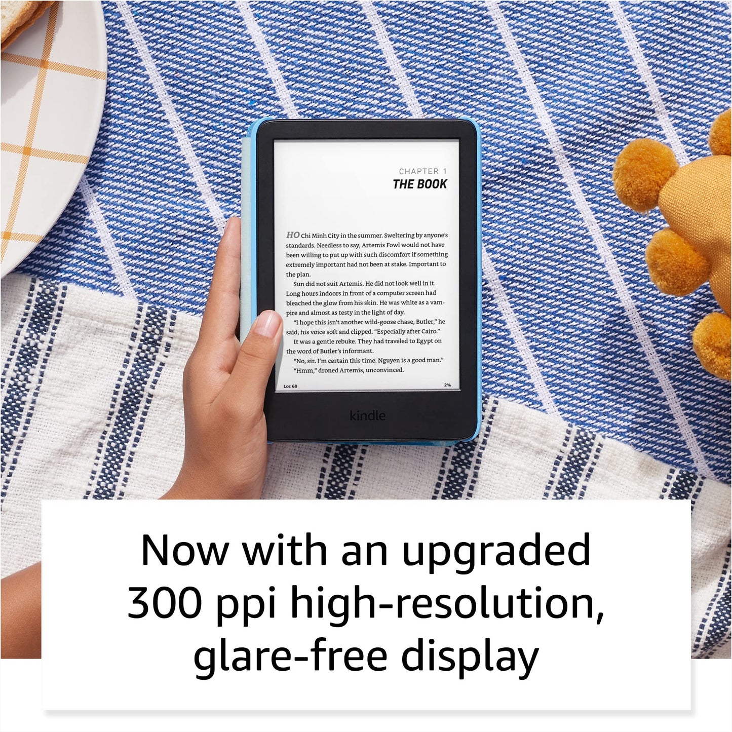 Kindle Kids (2022 release) - If it breaks, we will replace it, includes ad-free books, cover and adjustable light - Unicorn Valley