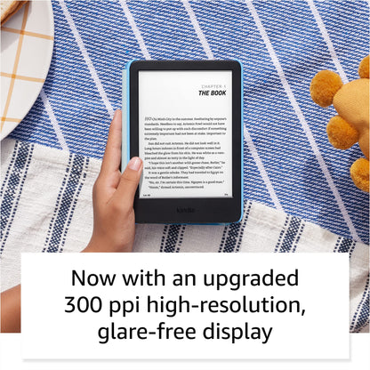 Kindle Kids (2022 release) - If it breaks, we will replace it, includes ad-free books, cover and adjustable light - Unicorn Valley
