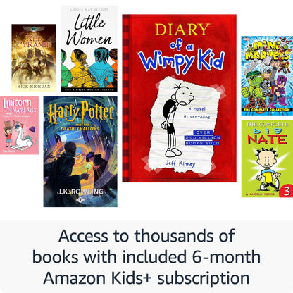 Amazon Kindle Paperwhite Kids 16GB (newest model) - larger 7" glare-free display - Kids read an average of 1+ hour per day with Kindle - Starfish