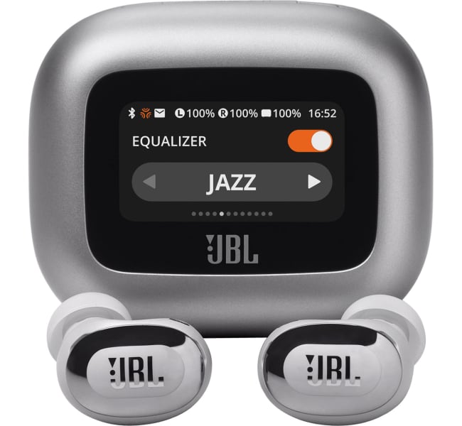 JBL Live Buds 3 True Wireless Noise Cancelling Earbuds - Silver