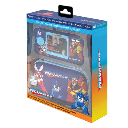 My Arcade Pocket Player Pro Mega Man Portable Gaming System with Travel Case (6 Games in 1)