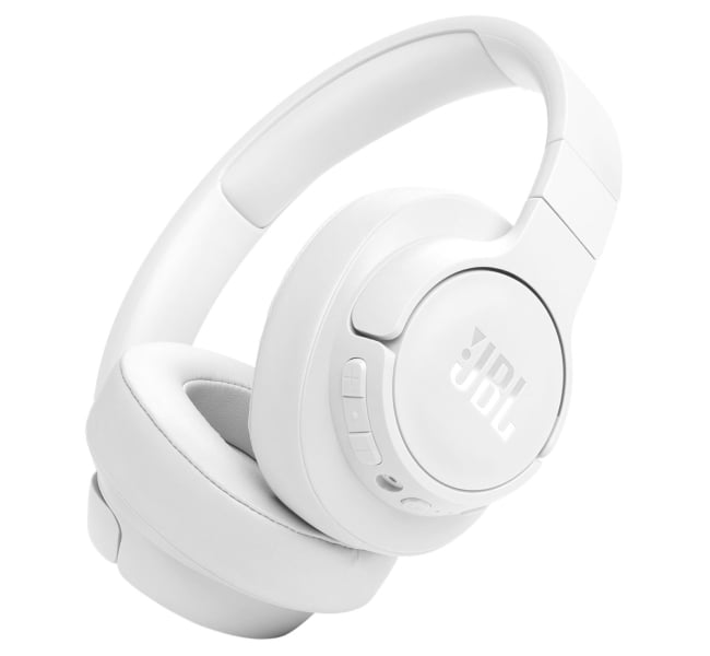 JBL Tune 770NC Wireless Adaptive Noise Cancelling Over-Ear Headphones - White