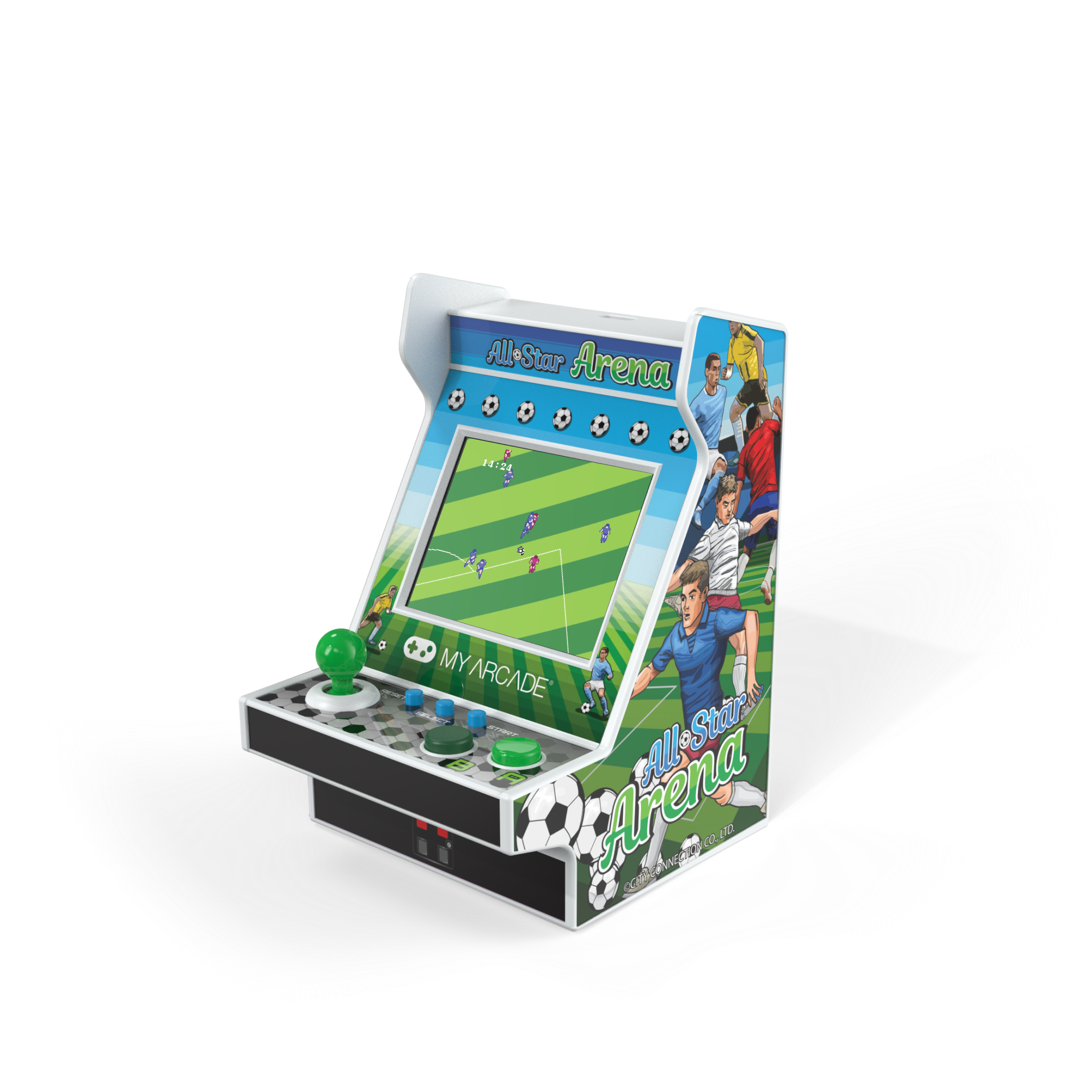 My Arcade Nano Player 4.5" All-Star Arena Collectible Retro Arcade (207 Games in 1)