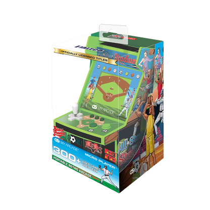 My Arcade Micro Player 6.8" All-Star Stadium Collectible Retro Arcade (307 Games in 1)