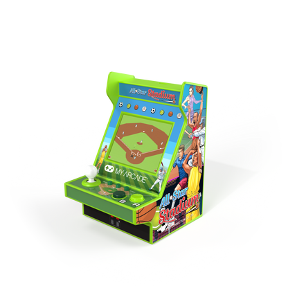 My Arcade Nano Player 4.5" All-Star Stadium Collectible Retro Arcade (207 Games in 1)
