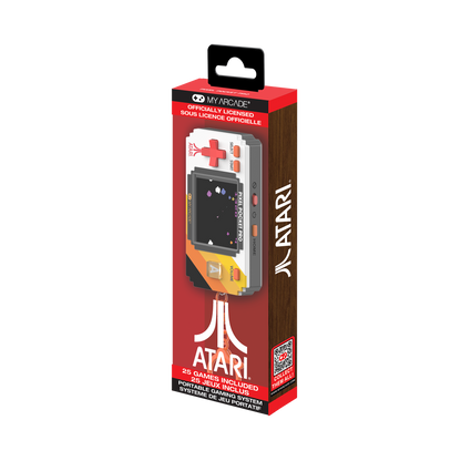 My Arcade Pixel Pocket Pro Atari Portable Gaming System (25 Games in 1)