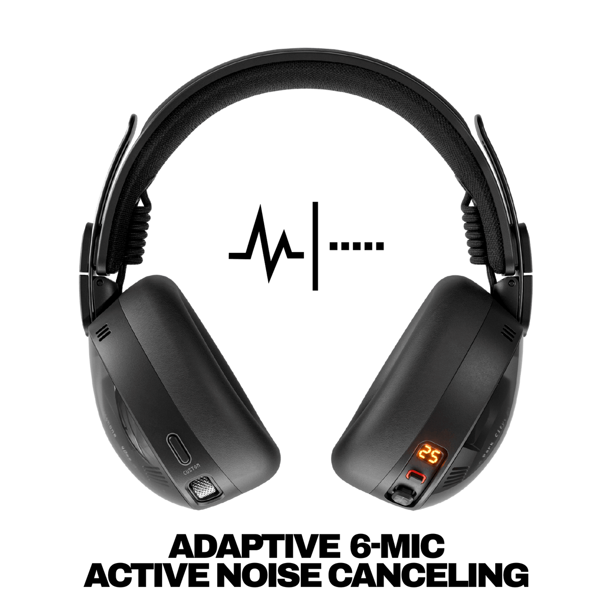 Skullcandy Aviator 900 ANC Wireless Over-Ear Headphones - True Black