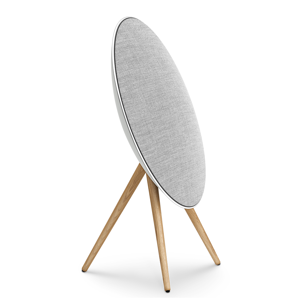 Bang & Olufsen Beosound A9 (5th Generation) - Iconic and Powerful Multiroom WiFi and Bluetooth Home Speaker with Active Room Compensation, Natural Aluminum