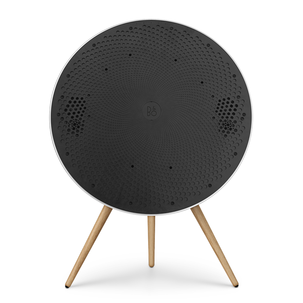 Bang & Olufsen Beosound A9 (5th Generation) - Iconic and Powerful Multiroom WiFi and Bluetooth Home Speaker with Active Room Compensation, Natural Aluminum