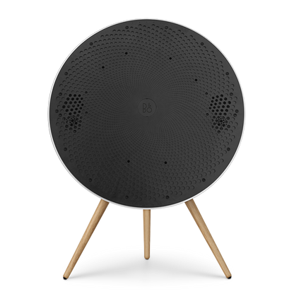 Bang & Olufsen Beosound A9 (5th Generation) - Iconic and Powerful Multiroom WiFi and Bluetooth Home Speaker with Active Room Compensation, Natural Aluminum