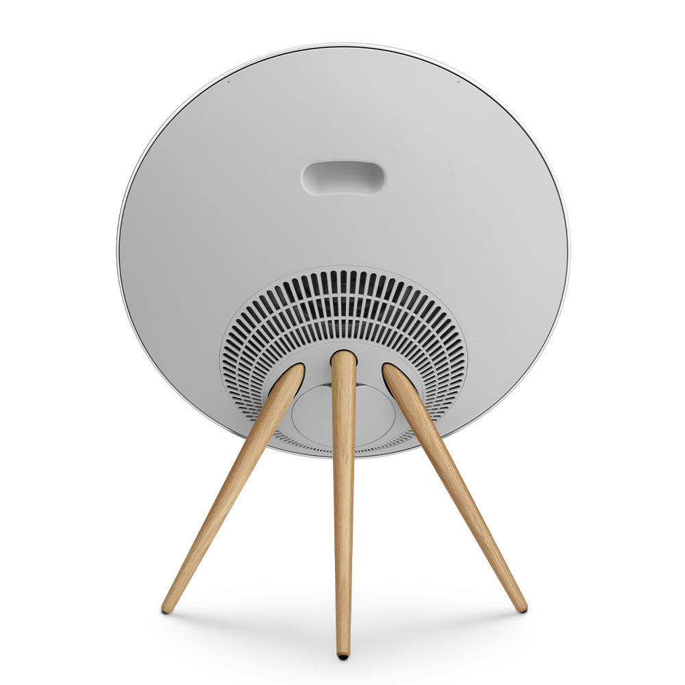 Bang & Olufsen Beosound A9 (5th Generation) - Iconic and Powerful Multiroom WiFi and Bluetooth Home Speaker with Active Room Compensation, Natural Aluminum