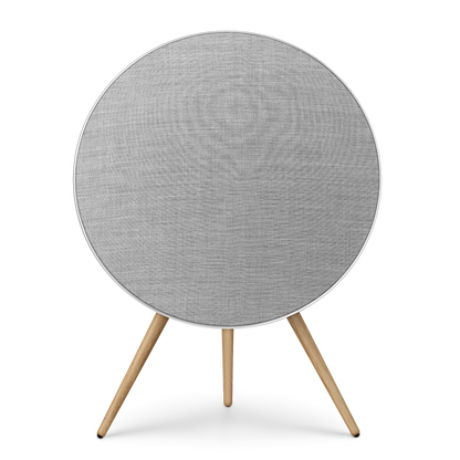 Bang & Olufsen Beosound A9 (5th Generation) - Iconic and Powerful Multiroom WiFi and Bluetooth Home Speaker with Active Room Compensation, Natural Aluminum