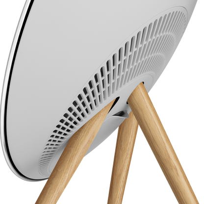 Bang & Olufsen Beosound A9 (5th Generation) - Iconic and Powerful Multiroom WiFi and Bluetooth Home Speaker with Active Room Compensation, Natural Aluminum