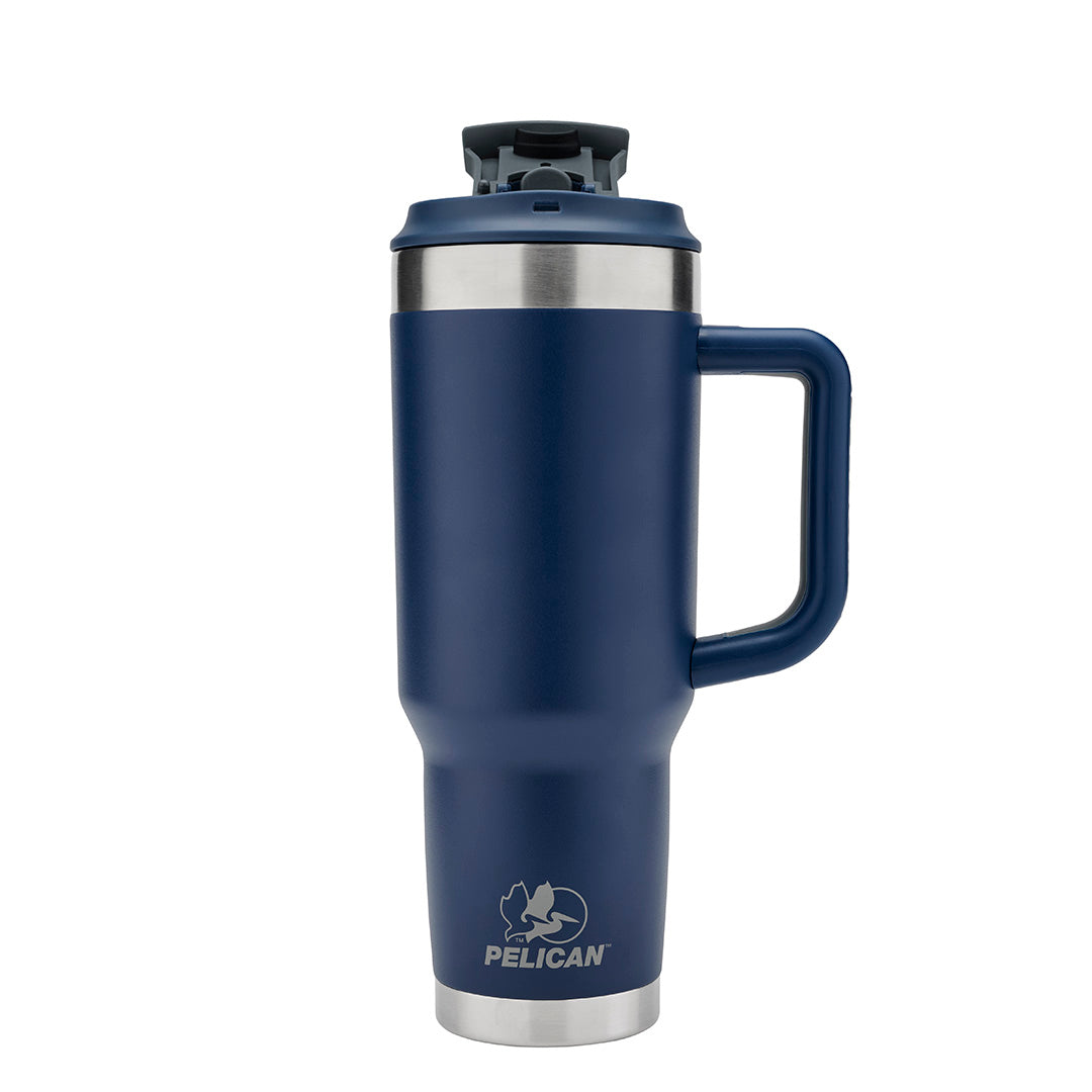 Pelican Porter Dual Lid 40 oz Insulated Tumbler - Midnight