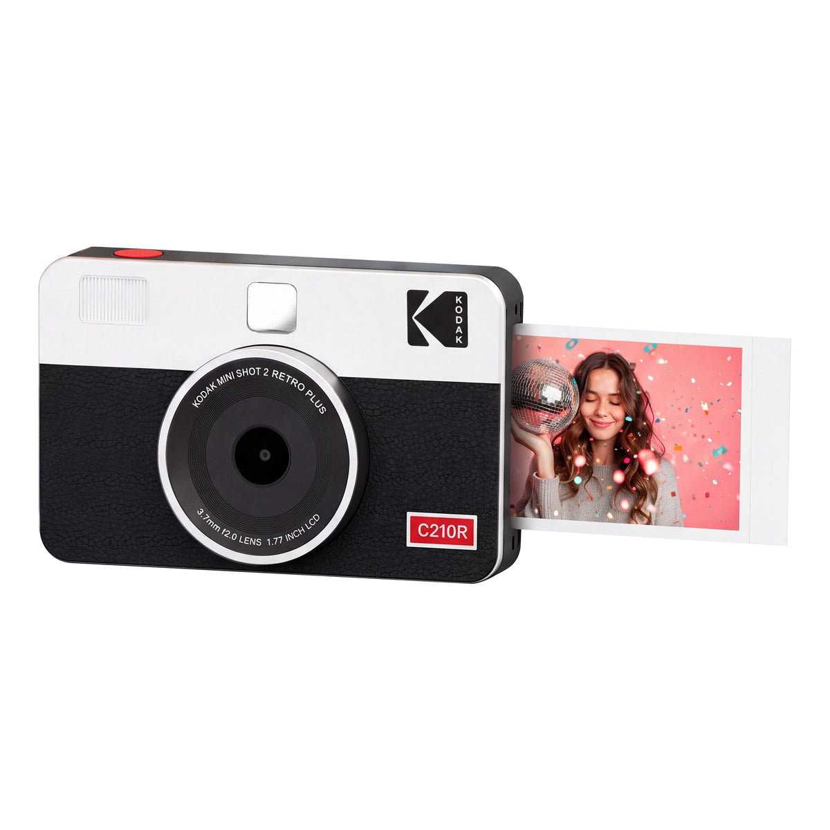 Kodak Mini Shot 2 Retro 2-in-1 Instant Camera & Photo Printer - White