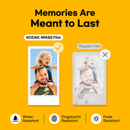 Kodak Mini Shot 2 Retro 2-in-1 Instant Camera & Photo Printer - White