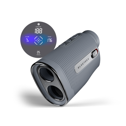 Blue Tees Golf Captain Air Laser Golf Rangefinder with Slope - Gray