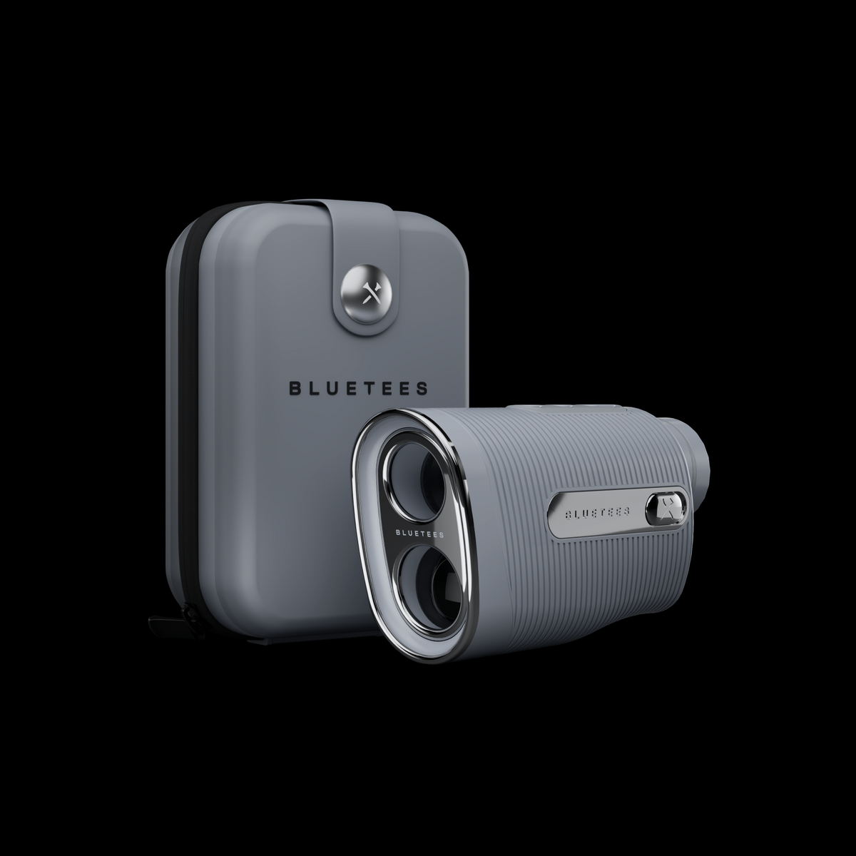 Blue Tees Golf Captain Air Laser Golf Rangefinder with Slope - Gray