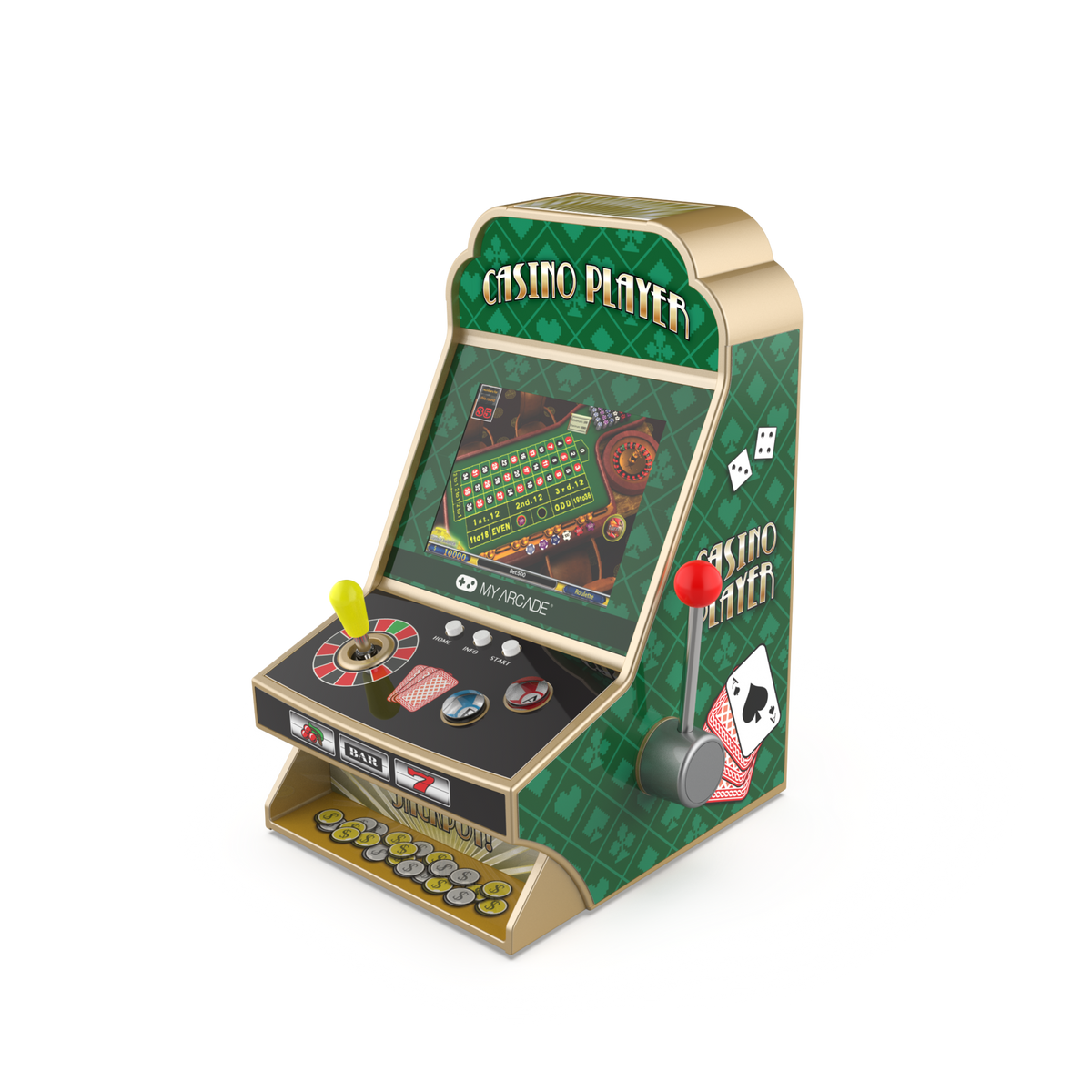 My Arcade Casino Player Portable Casino Gaming System (30 Games in 1)