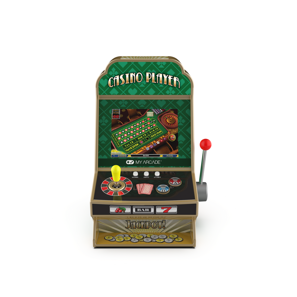 My Arcade Casino Player Portable Casino Gaming System (30 Games in 1)
