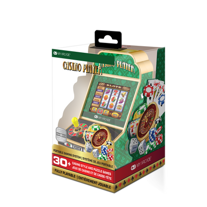 My Arcade Casino Player Portable Casino Gaming System (30 Games in 1)