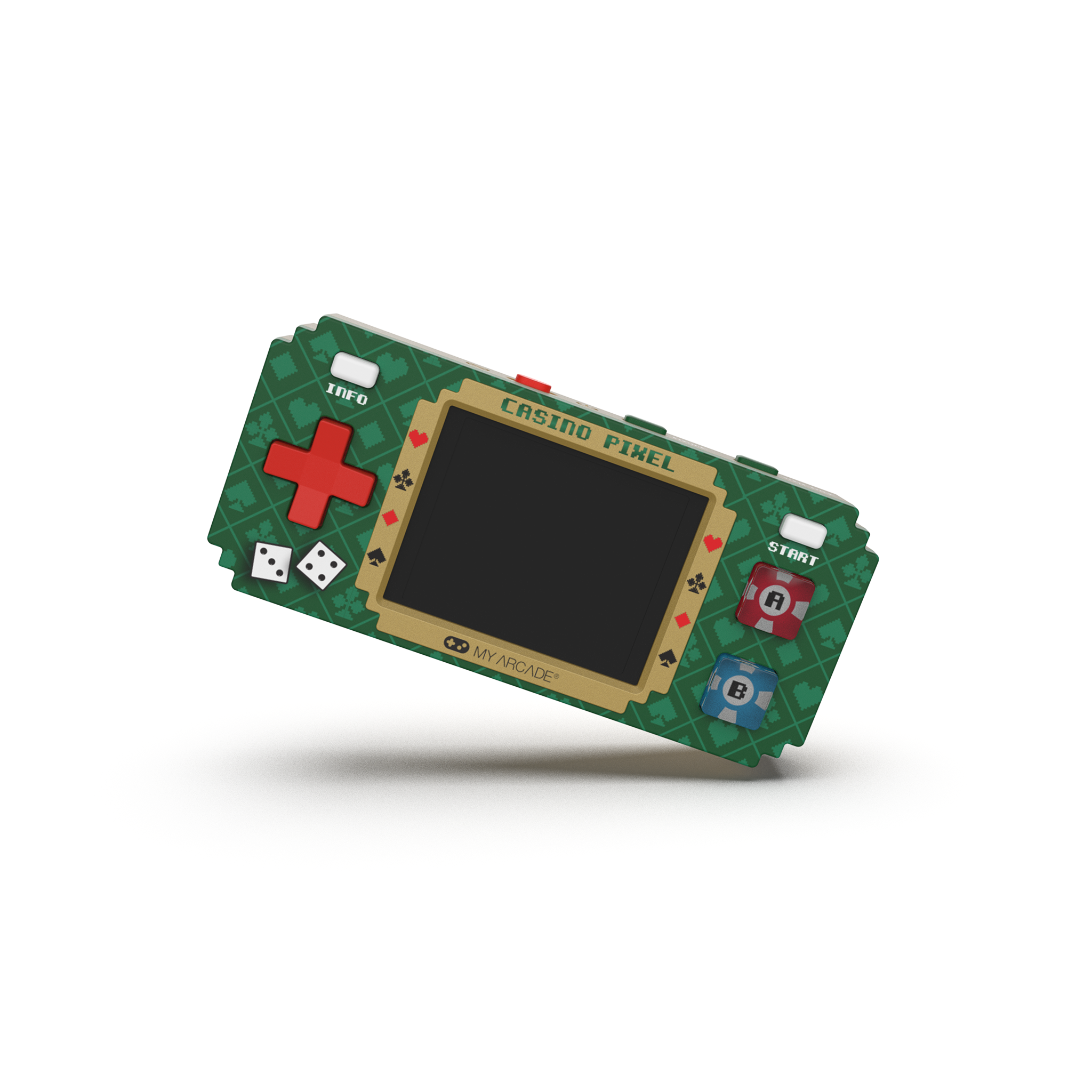 My Arcade Pixel Pocket Pro Casino Portable Gaming System (10 Games in 1)