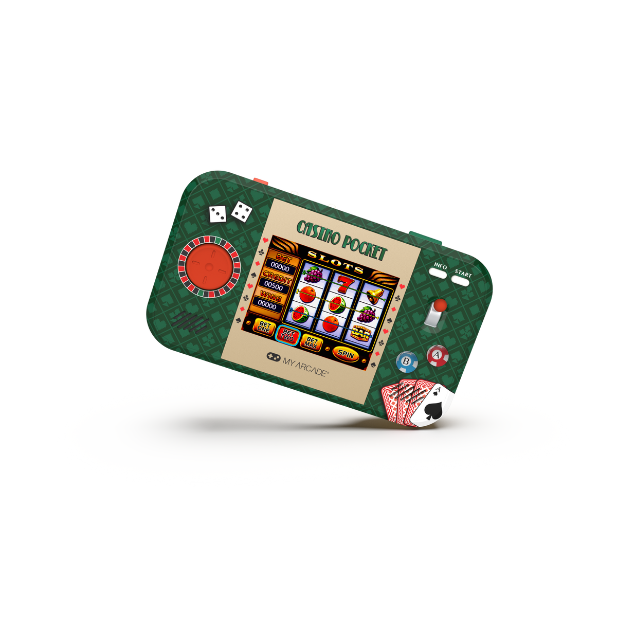 My Arcade Casino Pocket Portable Casino Gaming System (30 Games in 1)