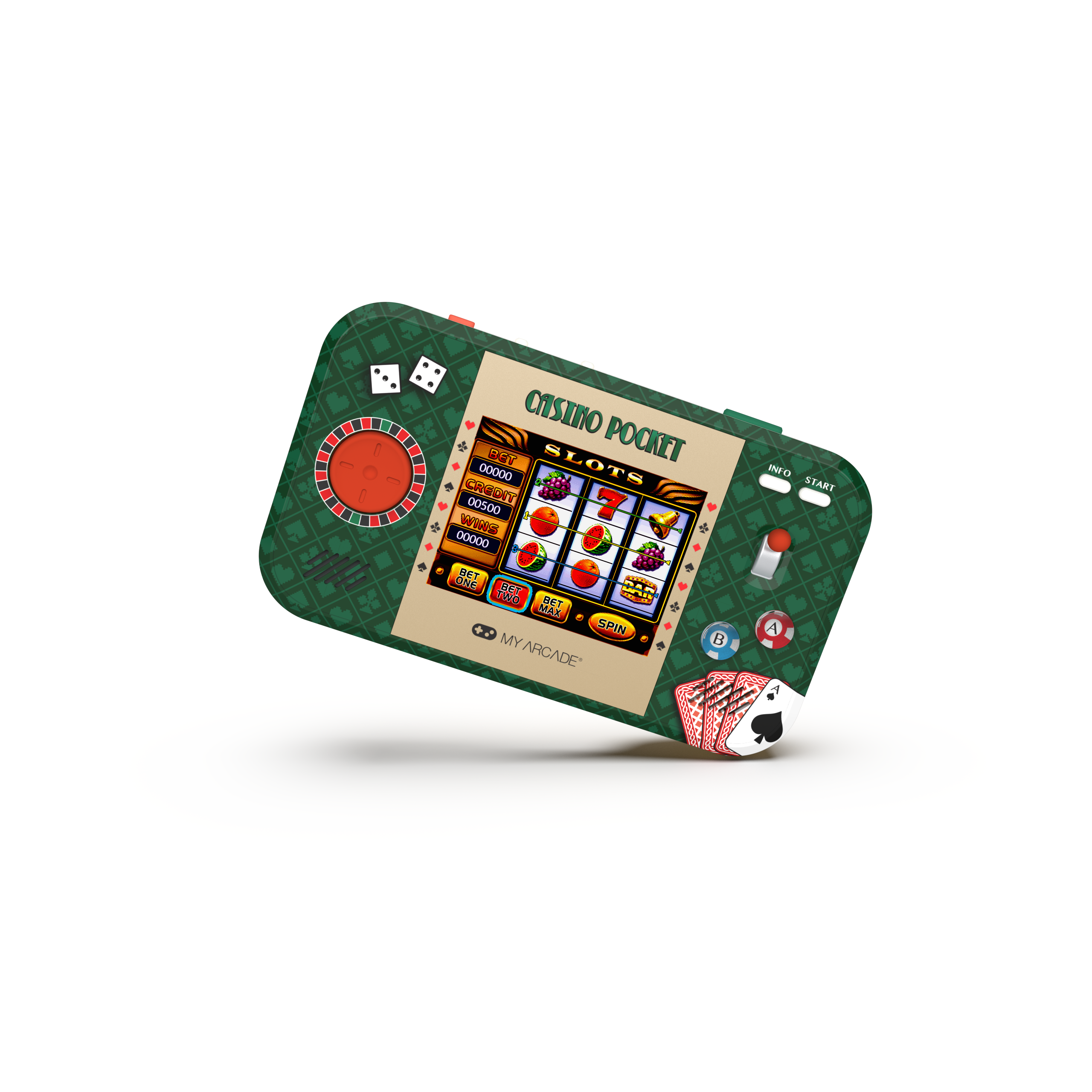 My Arcade Casino Pocket Portable Casino Gaming System (30 Games in 1)